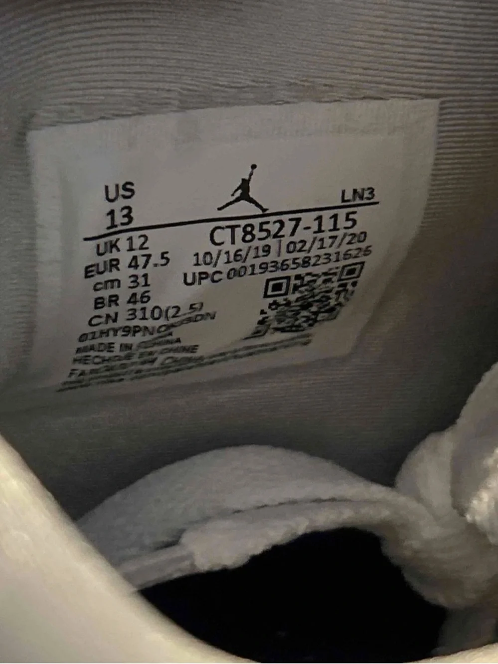 Air Jordan 4 Retro Metallic Purple Size 13 Men Shoes